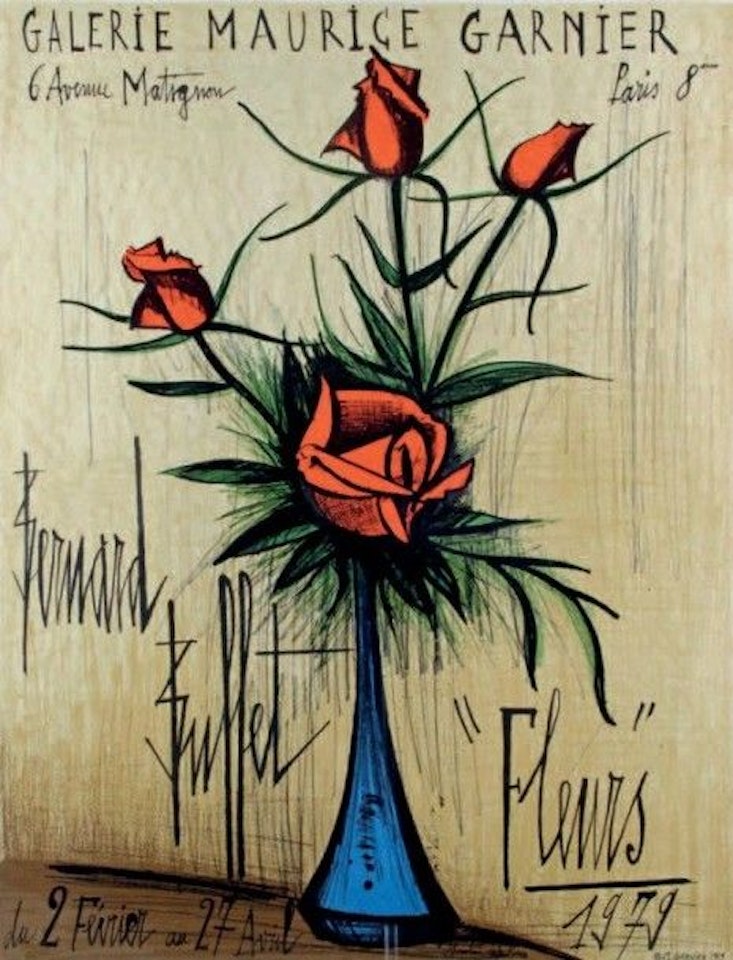 FLOWERS by Bernard Buffet