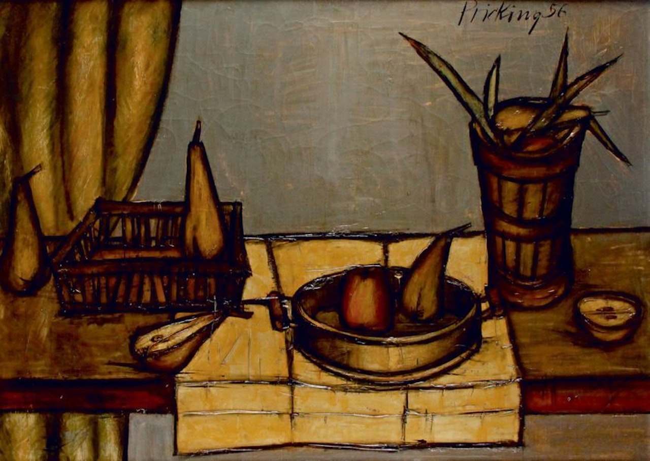 STILL LIFE WITH PEARS by Franz Priking