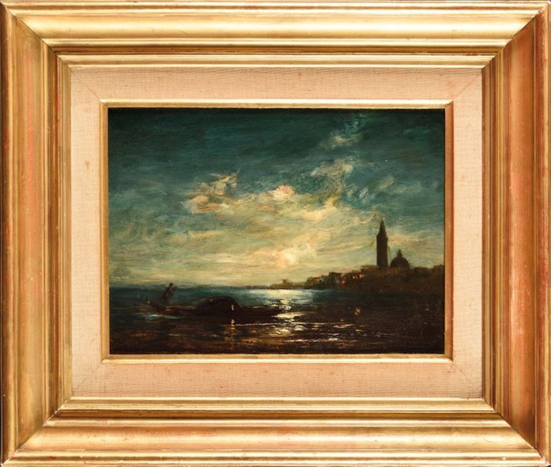 Giorgio, at night  by Félix Ziem