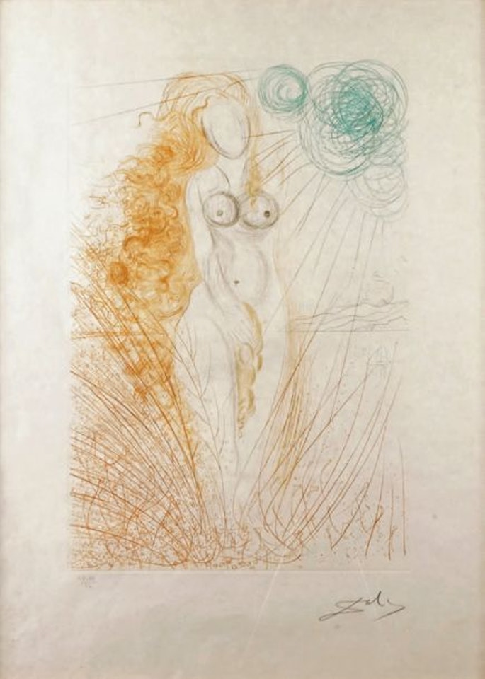 THE BIRTH OF VENUS (from the “New Mythological Suite”) by Salvador Dali