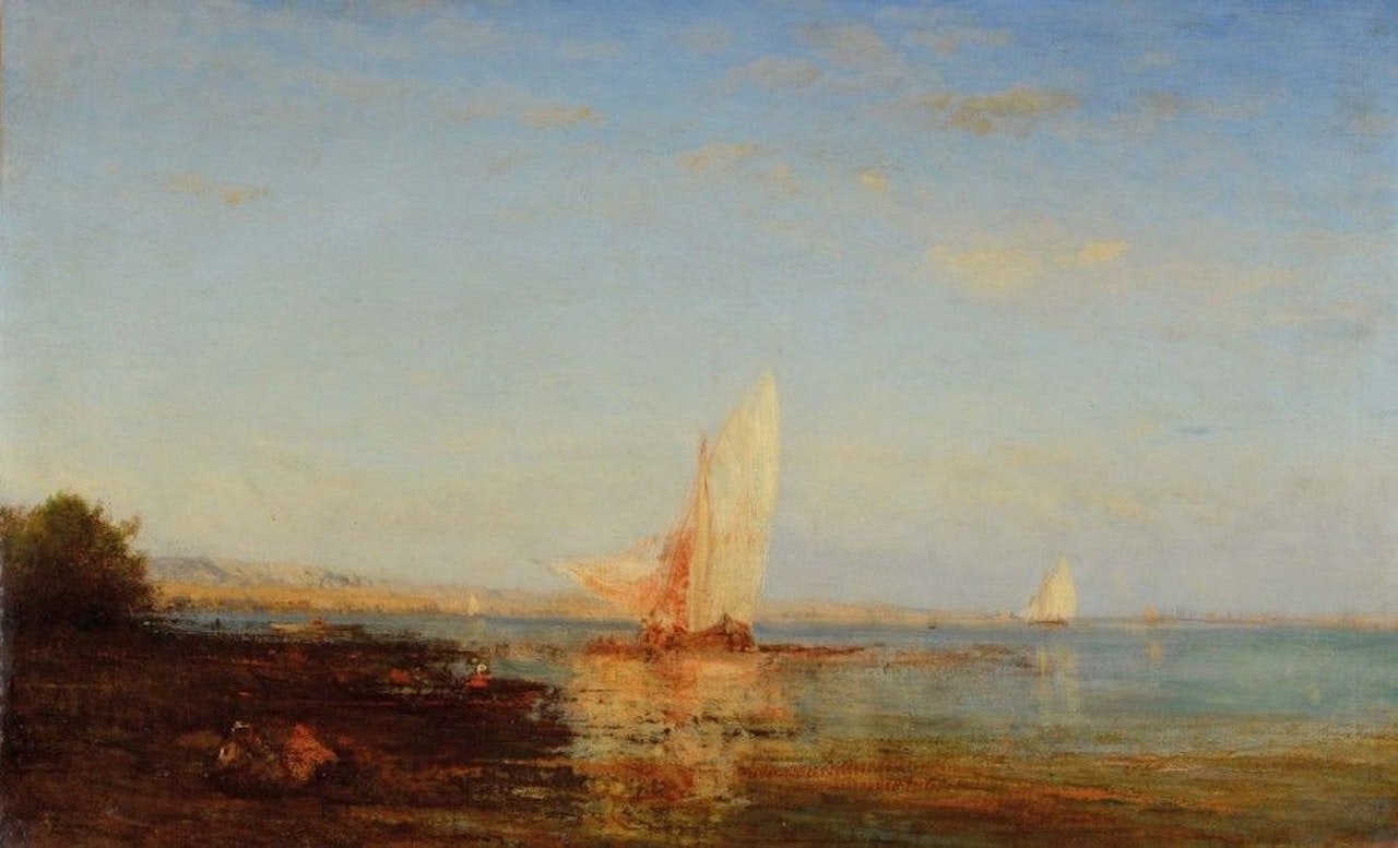 L"étang de Berre by Félix Ziem
