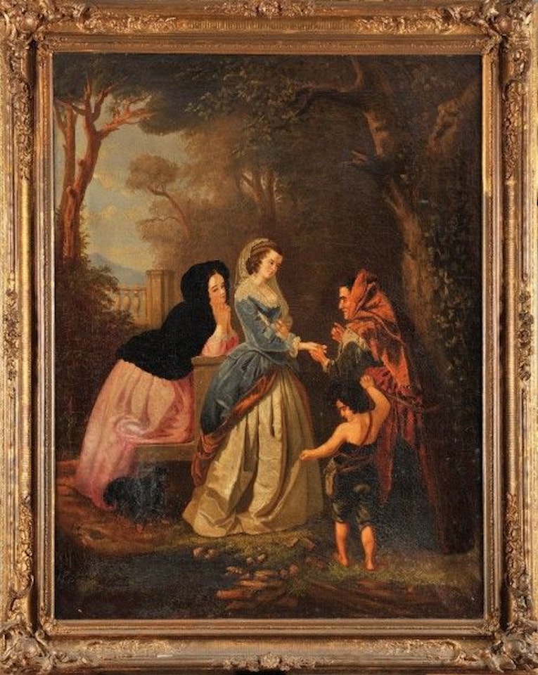The fortune teller by French School