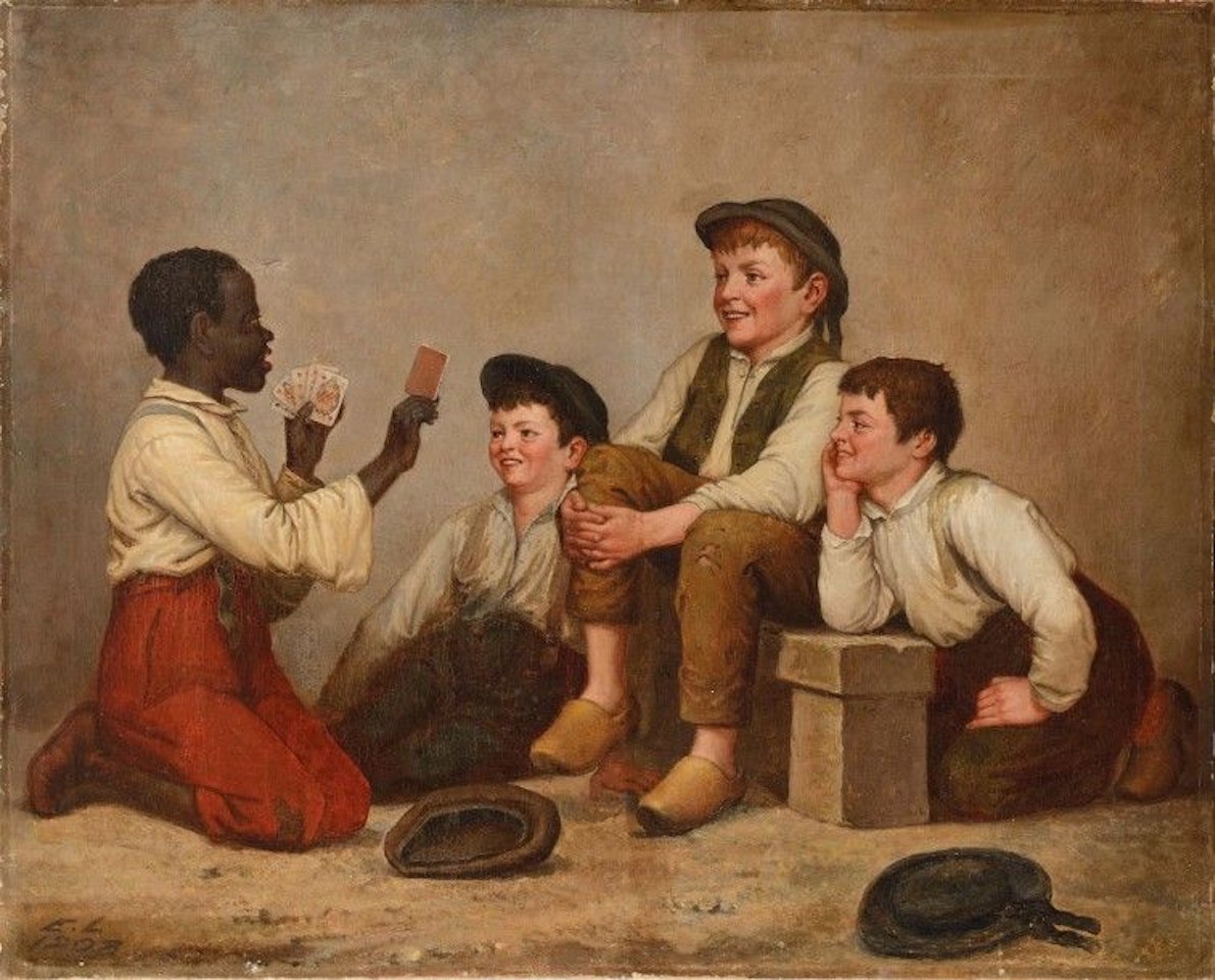 Les joueurs de cartes by French School