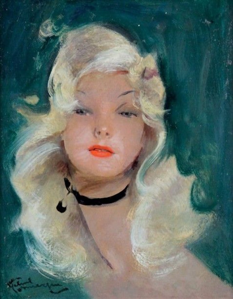 THE BLONDE by Jean Gabriel Domergue