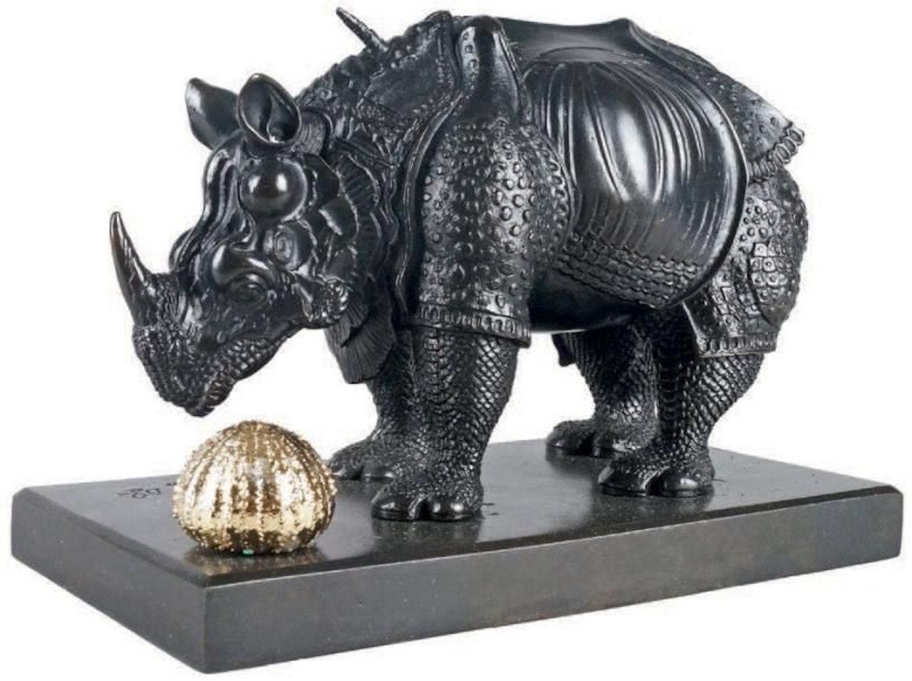 Rhinoceros Dressed in Lace by Salvador Dali