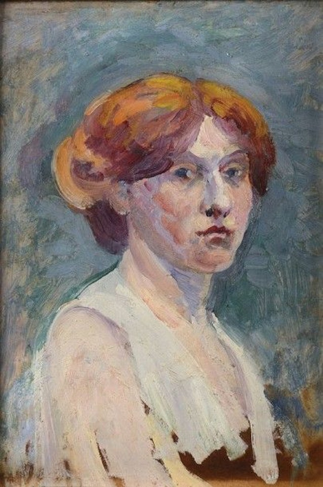 Portrait de jeune fille by Maximilien Luce