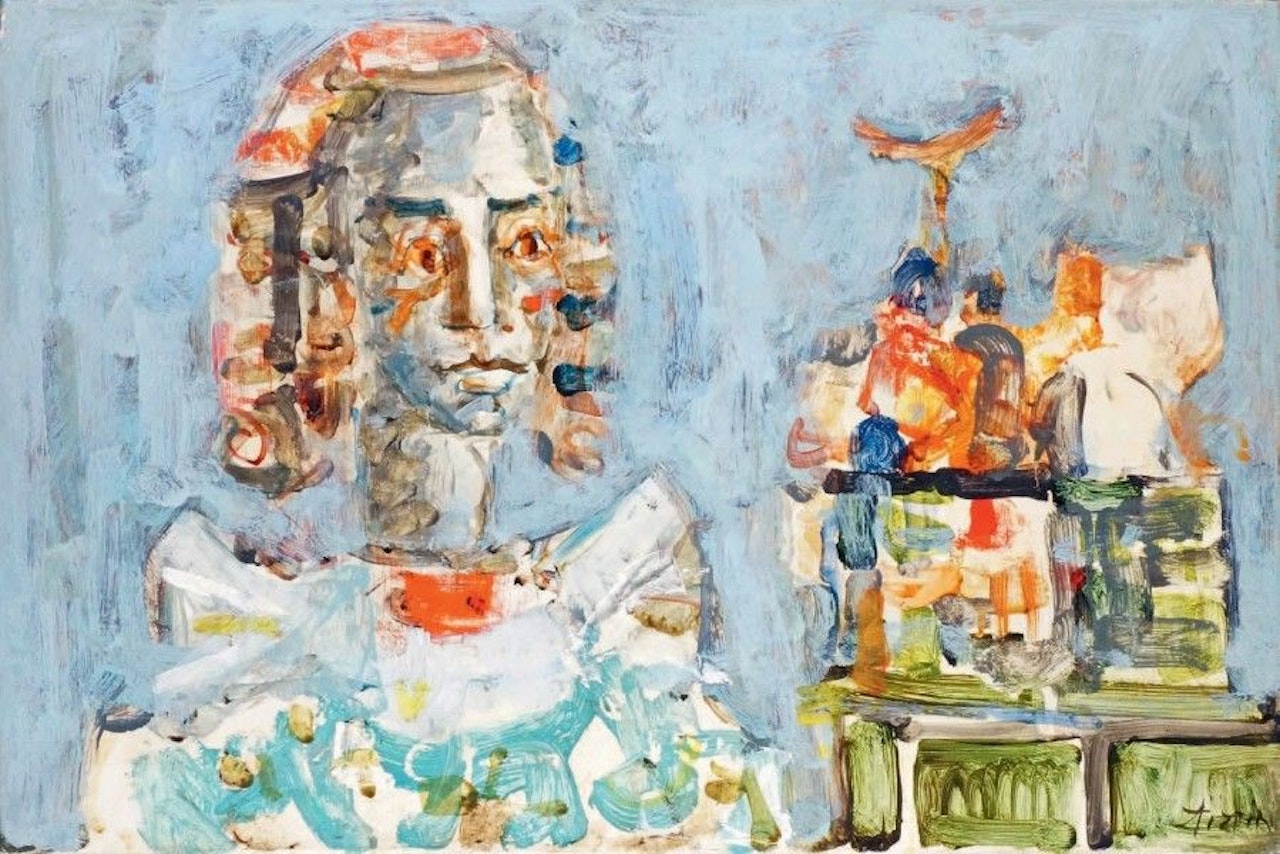 YOUNG GIRL WITH A BIRD by Paul Aizpiri