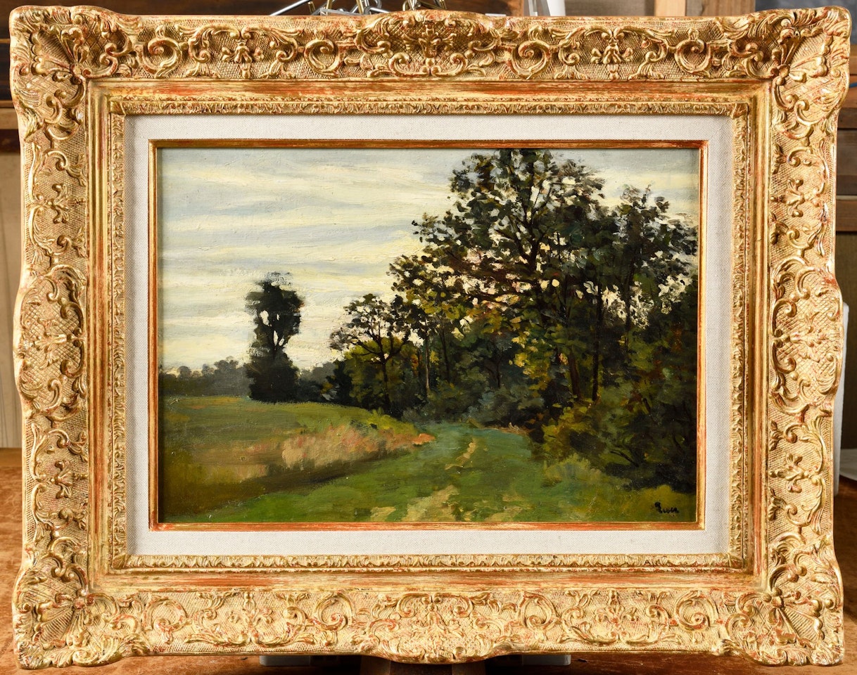 Clamart, Landscape by Maximilien Luce