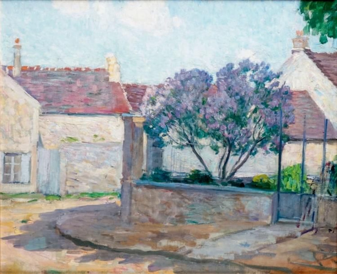 RUE DE VILLAGE EN ANJOU by Henri Lebasque