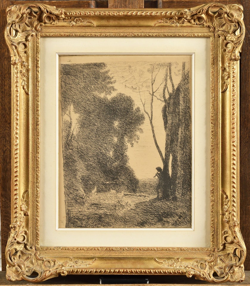 The Little Shepherd by Jean Baptiste Camille Corot
