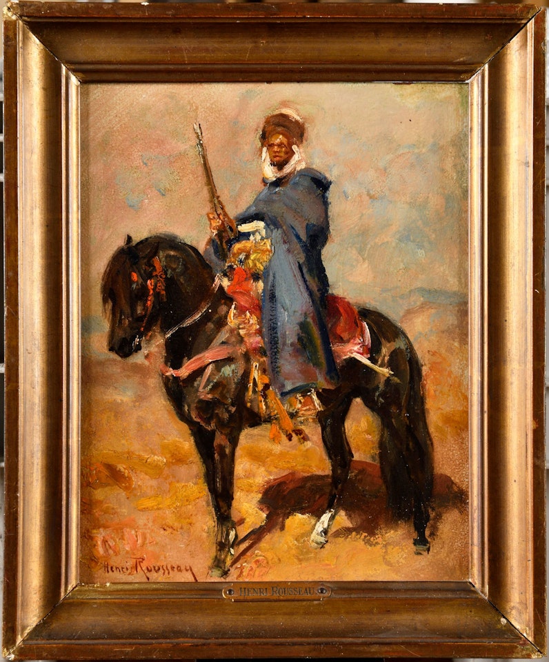 Arab rider with rifle by Henri Émilien Rousseau