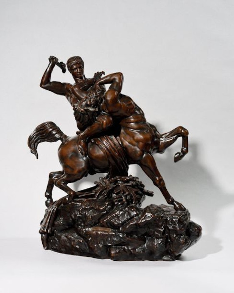 Theseus fighting the Centaur Biénor by Antoine-Louis Barye
