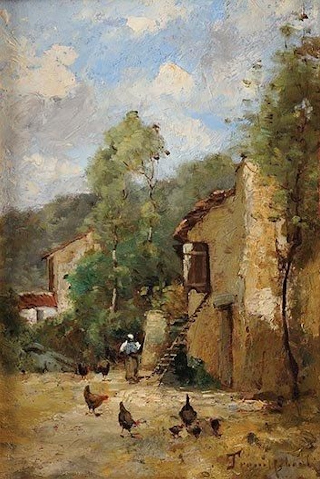 Farmyard by Paul Désiré Trouillebert