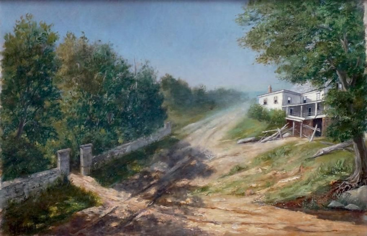 THE ABANDONED HOUSE by Russian School