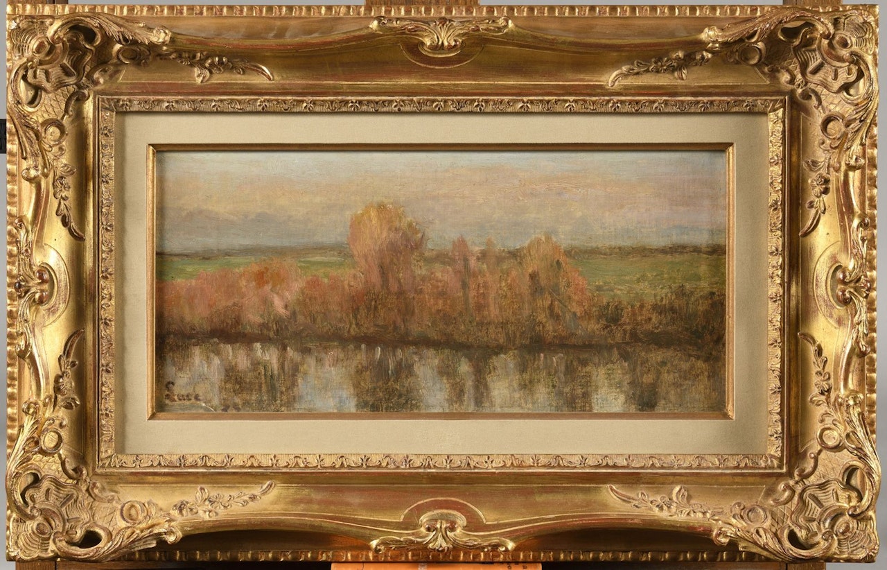 Les bords de Seine à Rolleboise by Maximilien Luce