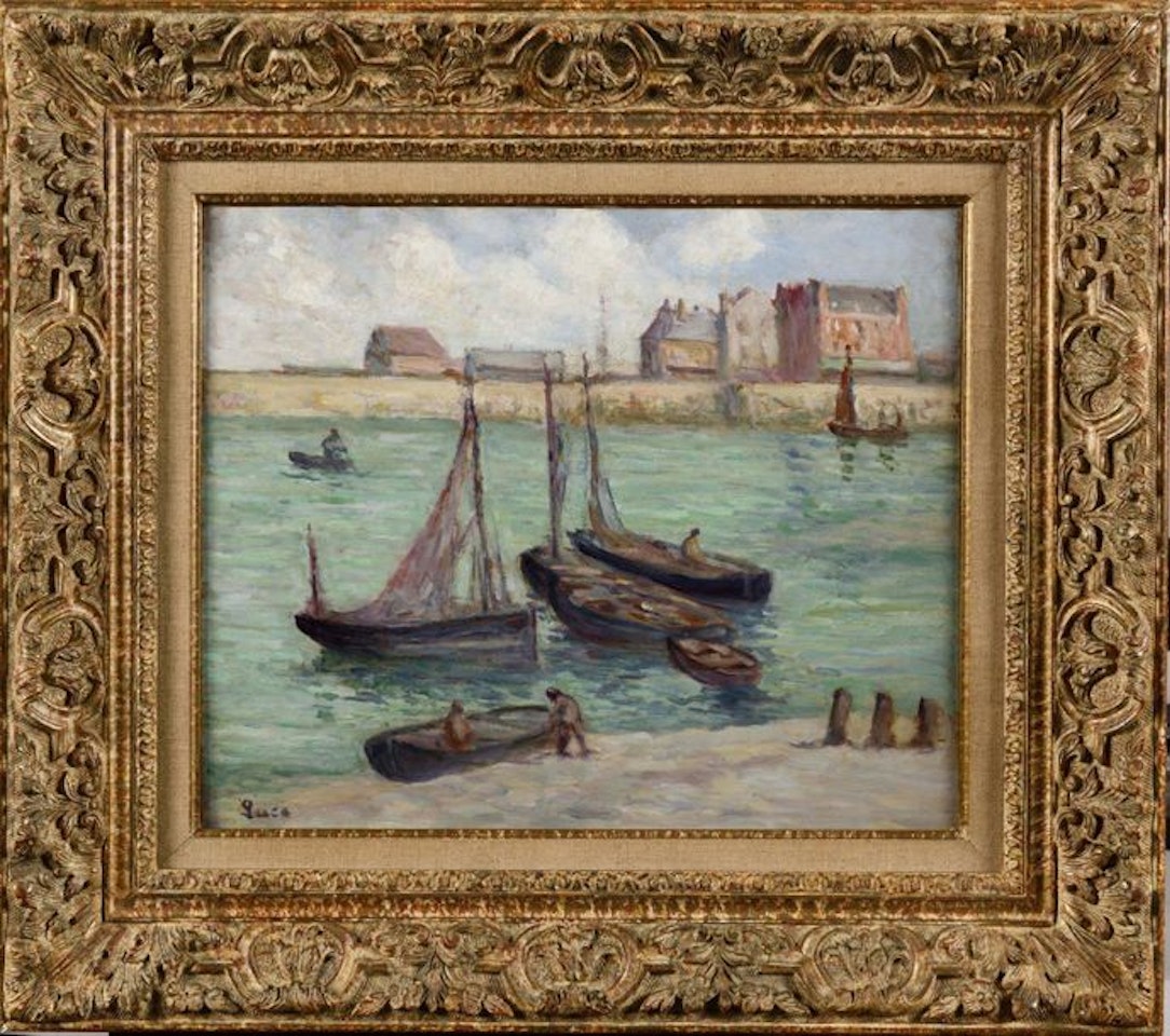 Le bassin du Tréport by Maximilien Luce