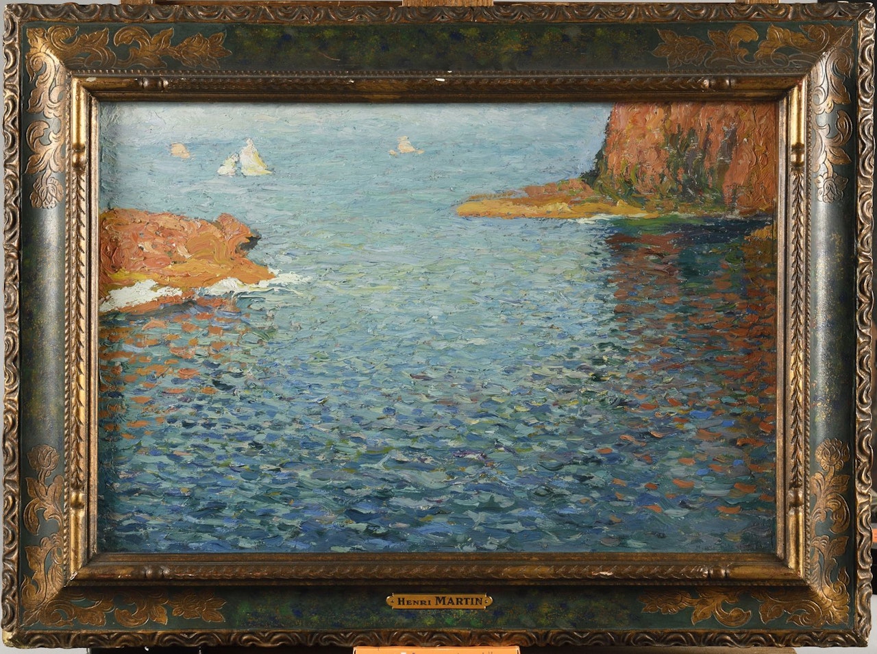 Calanques near Marseille by Henri Martin