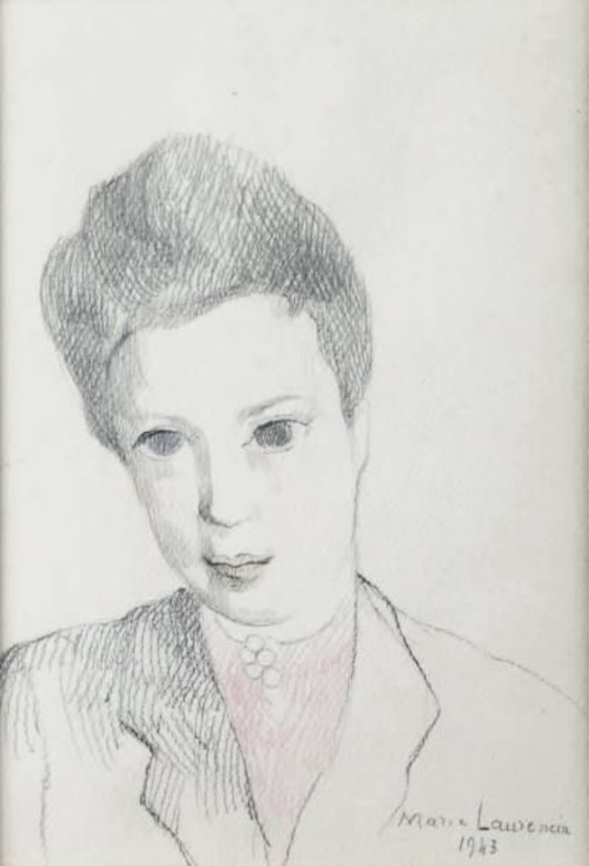 PORTRAIT OF A WOMAN by Marie Laurencin