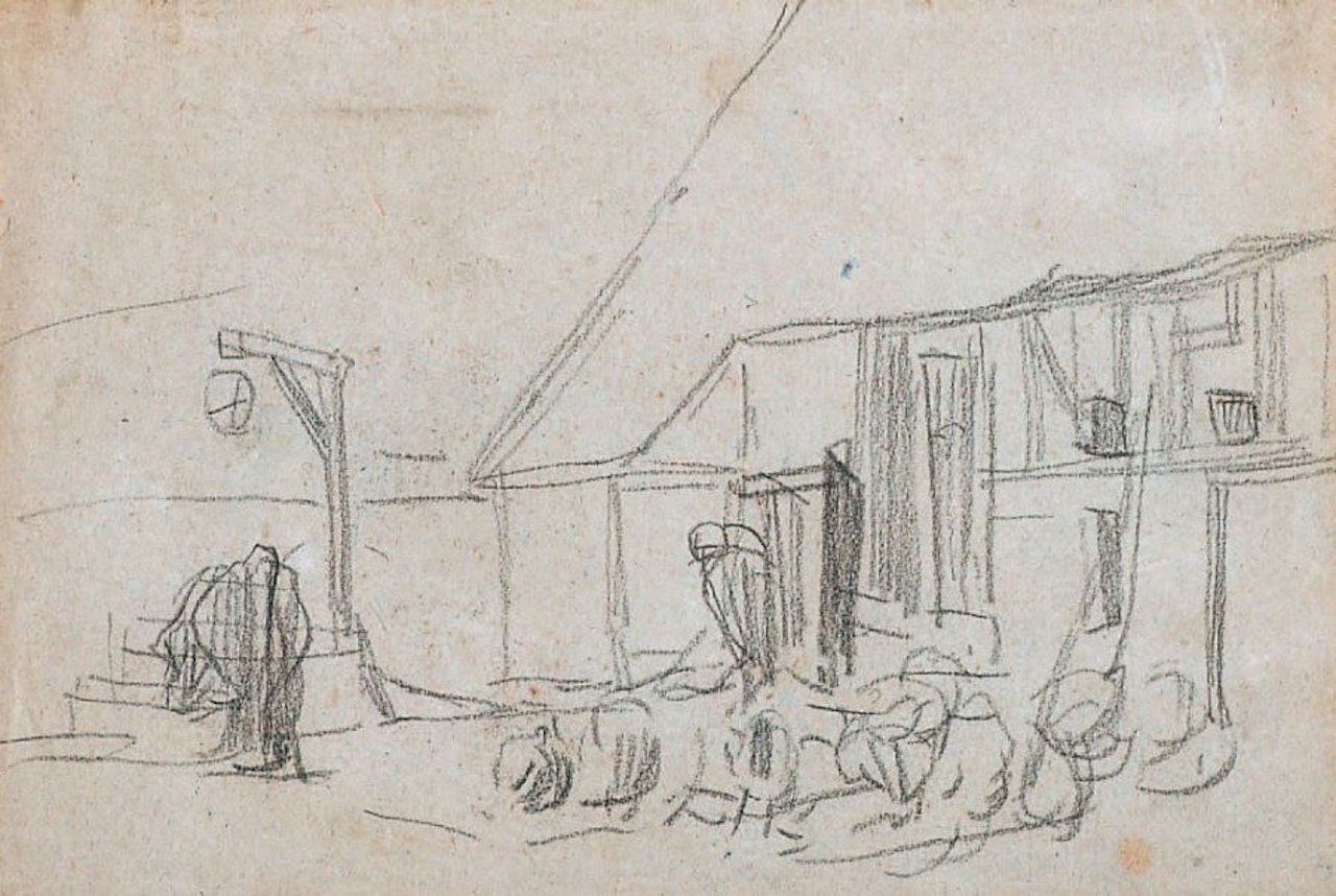 THE FARM by Eugène Boudin