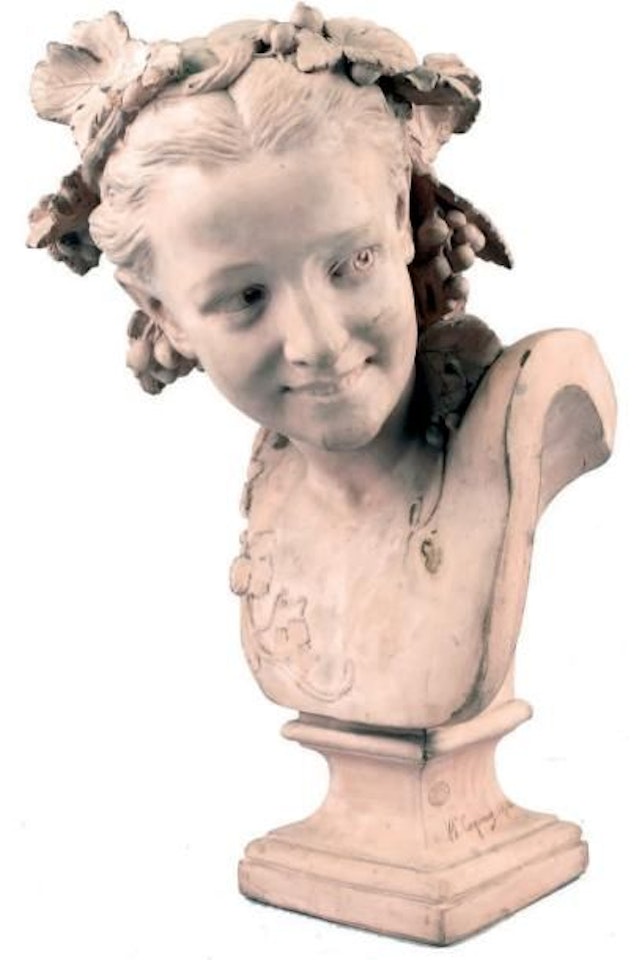 L"ESPIÈGLE, BUST of ANNA FOUCART by Jean-Baptiste Carpeaux