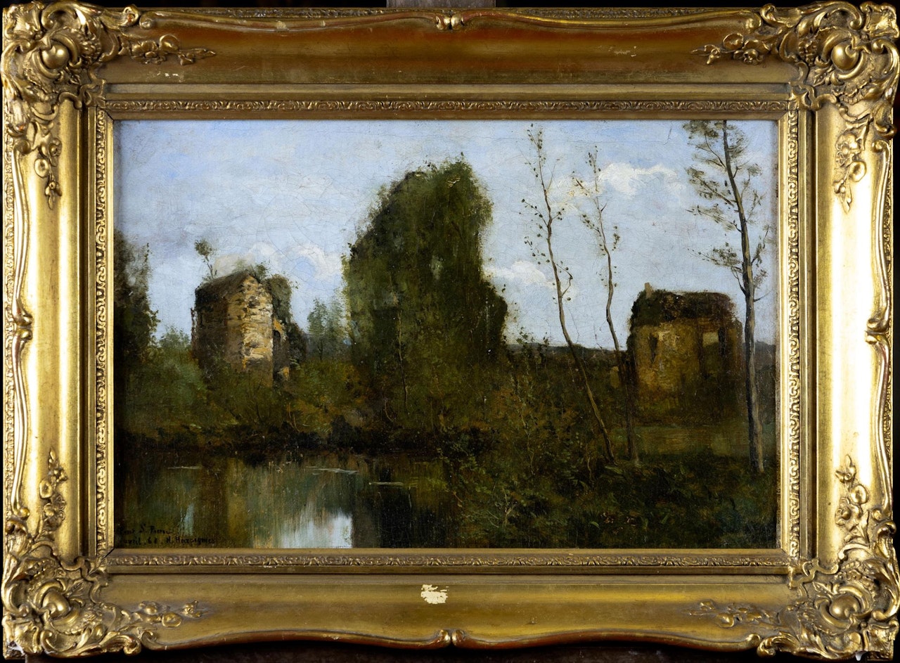 The ramparts of Pont-Saint-Pierre by French School