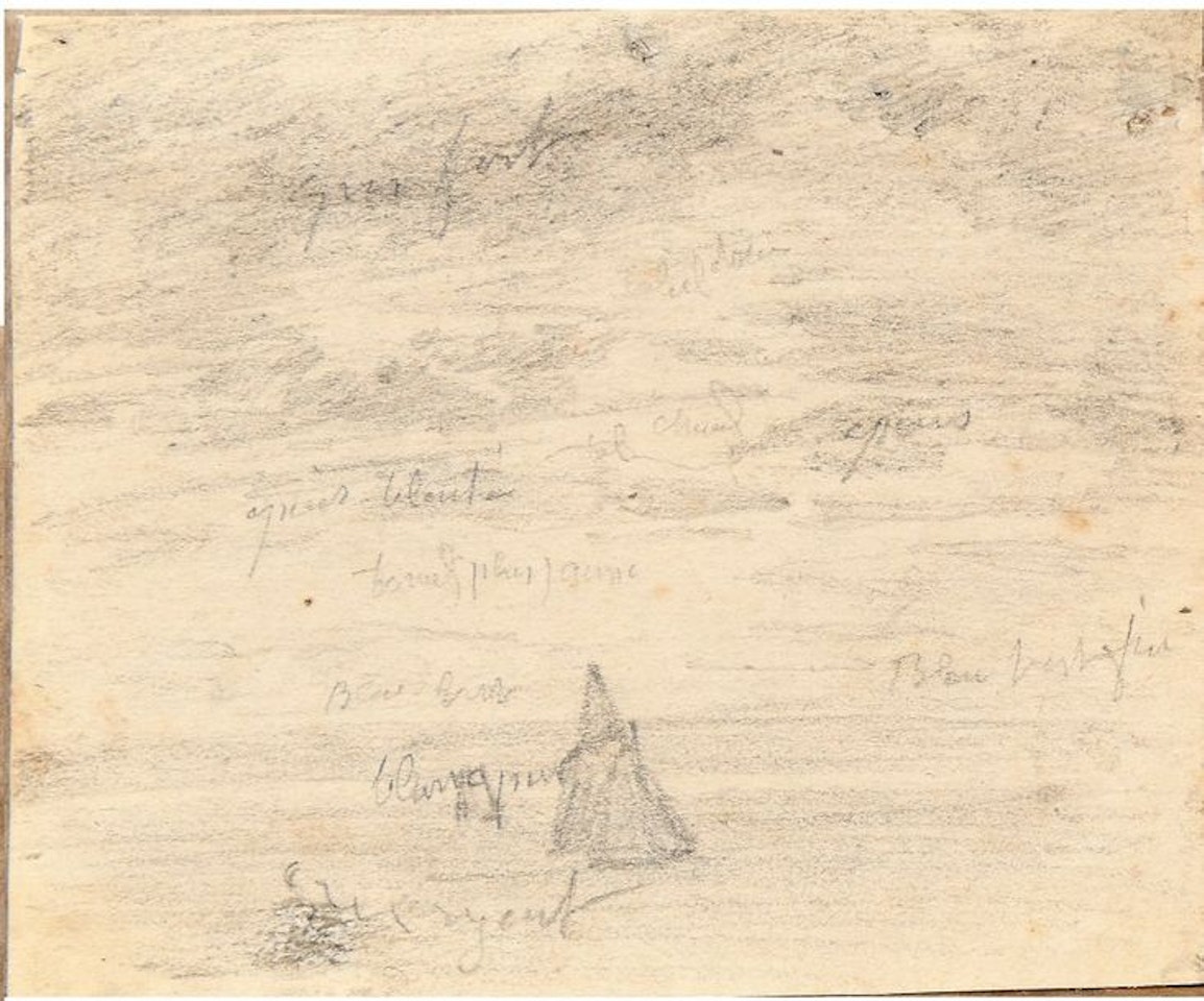 Sky and Sail on the Sea by Eugène Boudin