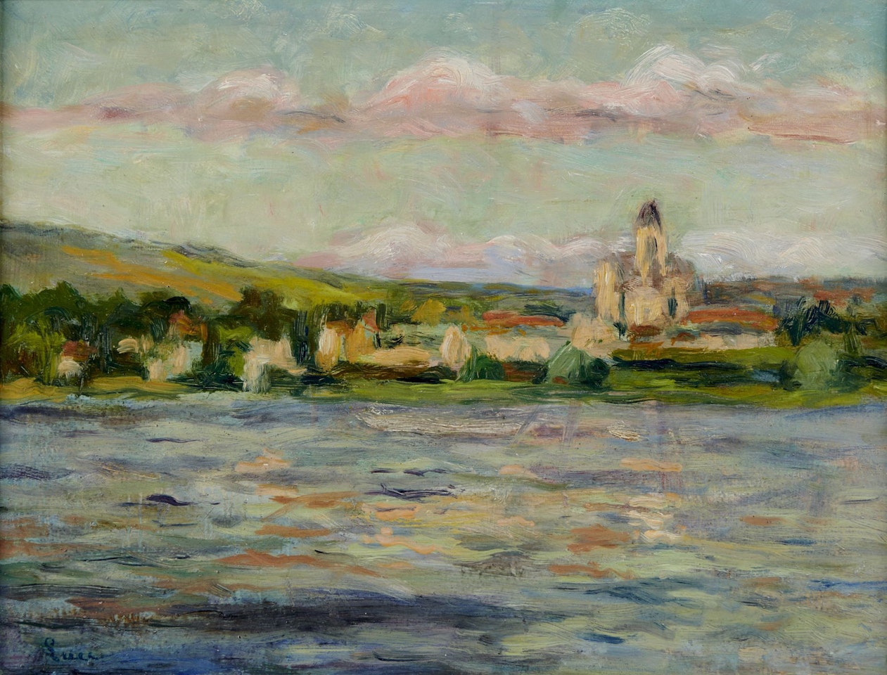 Vétheuil by Maximilien Luce