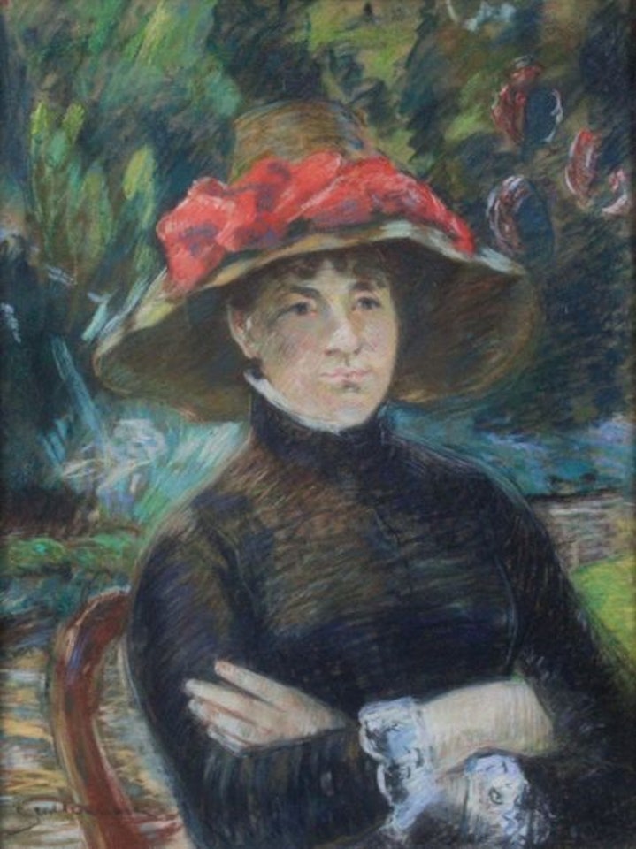 Portrait of Mrs Guillaumin by Armand Guillaumin