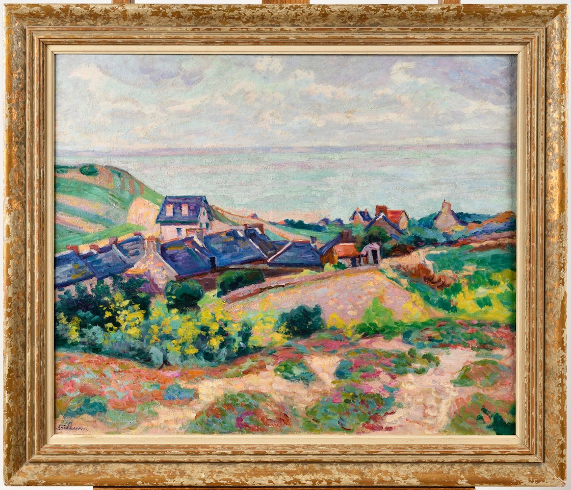 La côte de Pleneuf Val André, Bretagne by Armand Guillaumin