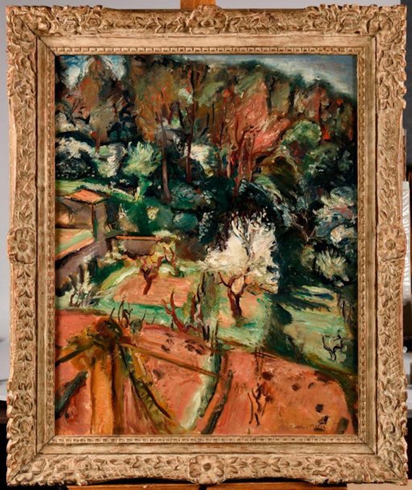 Landscape, Almond blossoms by Othon Friesz