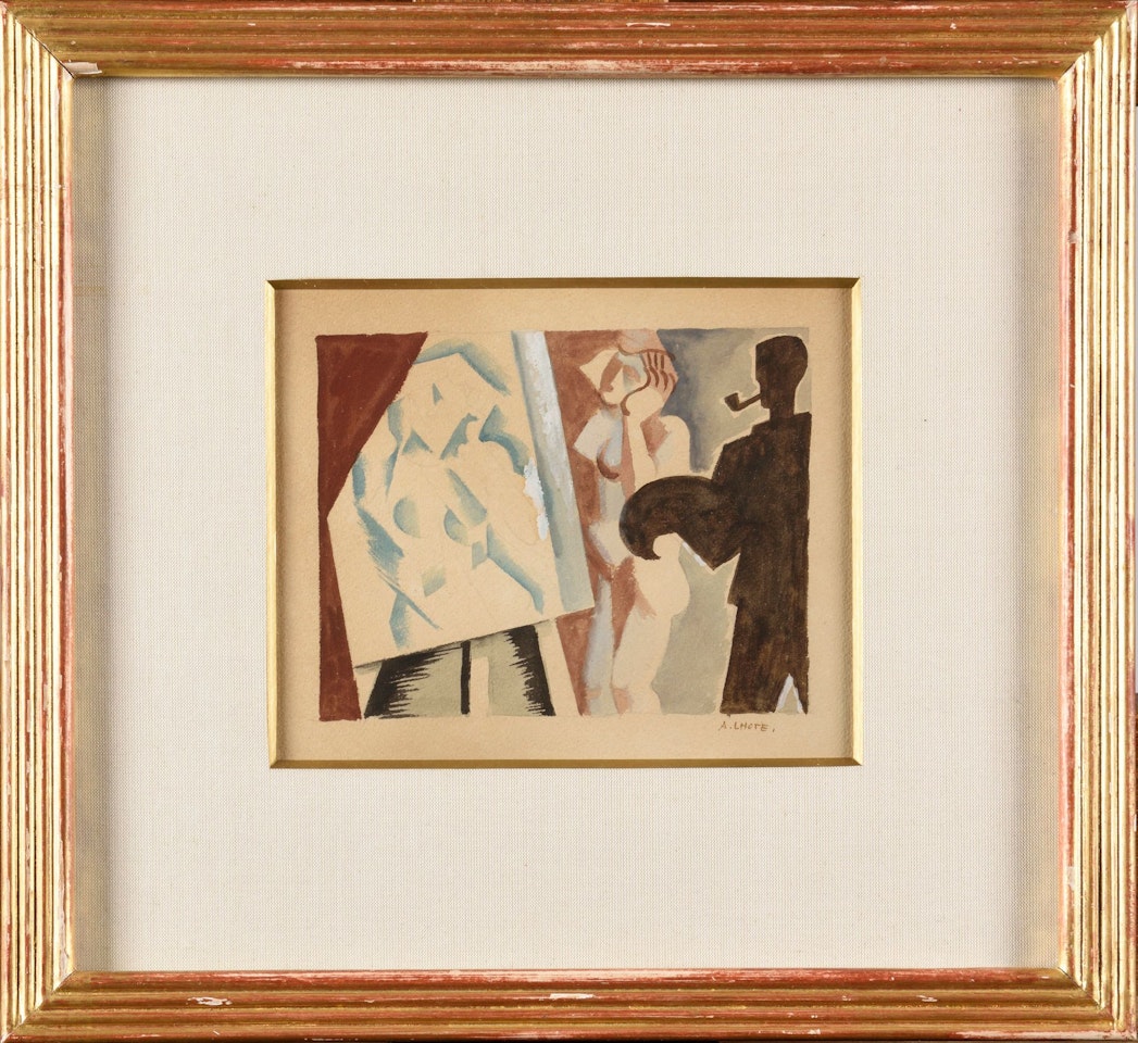 Le peintre et son modèle by André Lhote