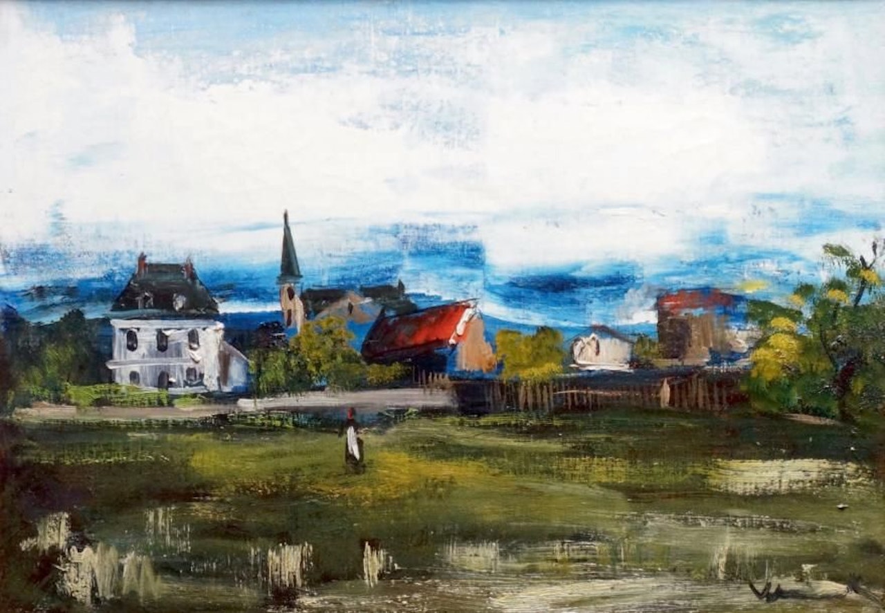 THE VILLAGE by Maurice de Vlaminck