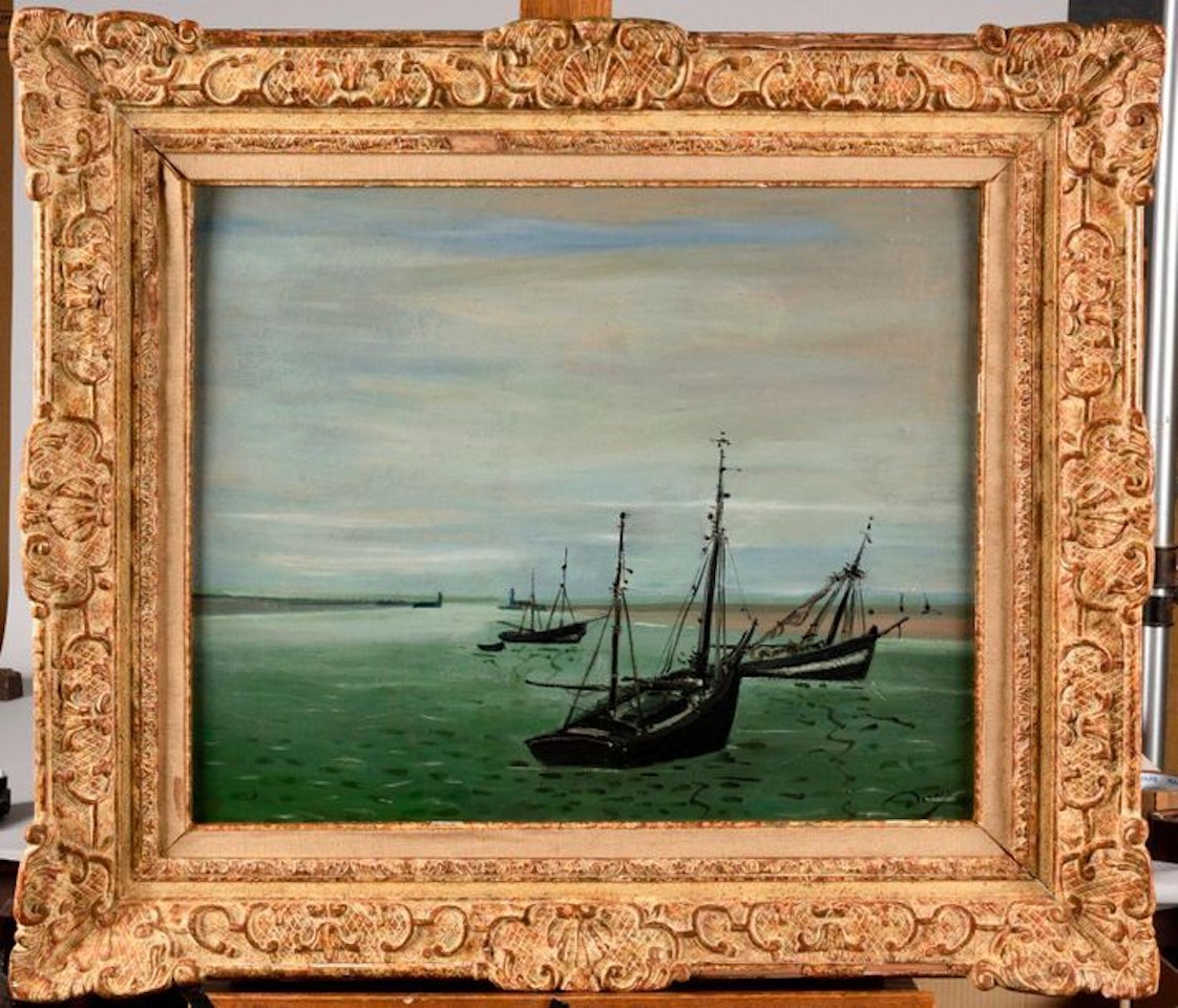 Gravelines, Entrée du Port by Andre Derain