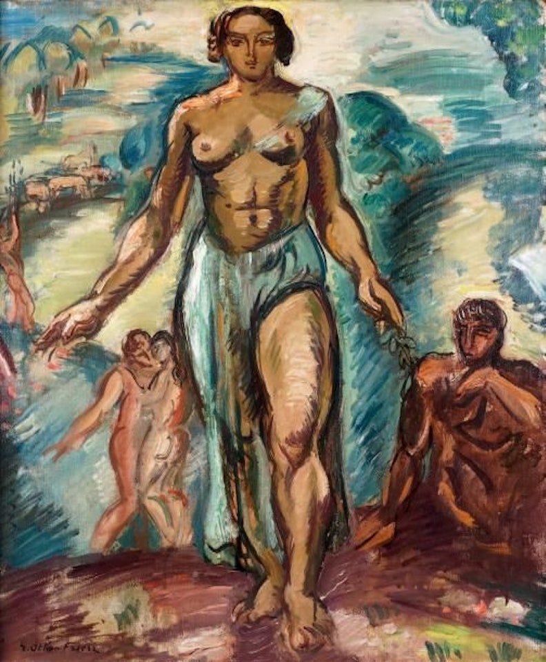 THE BATHER by Othon Friesz
