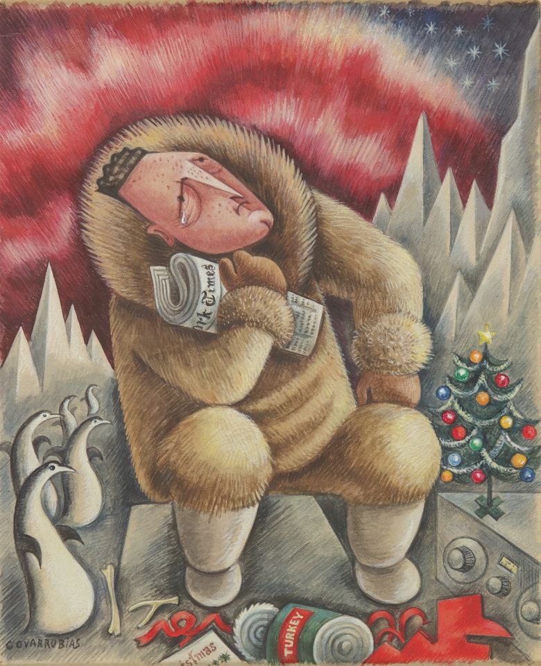 ADMIRAL RICHARD E. BYRD by Miguel Covarrubias