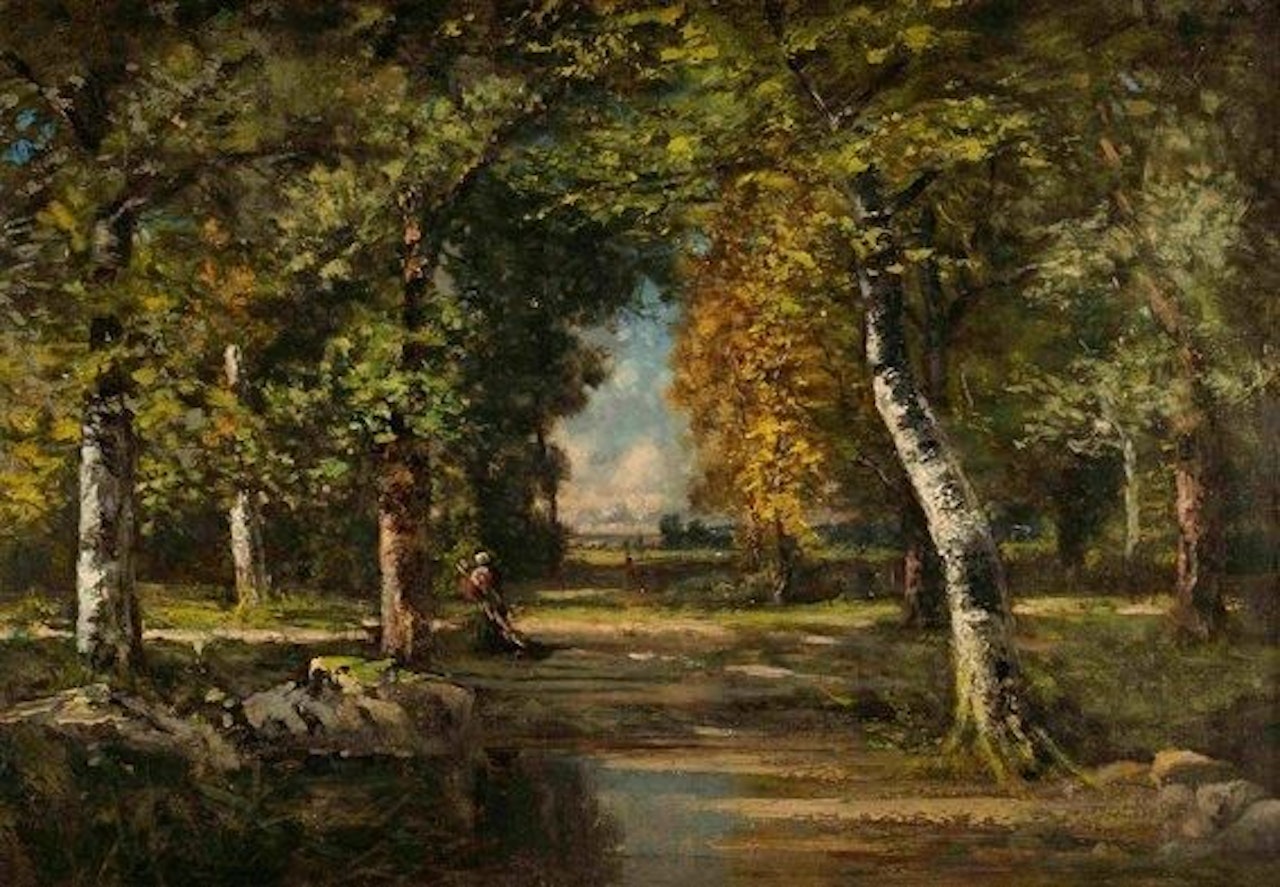 Bundle of bundles in the undergrowth by French School