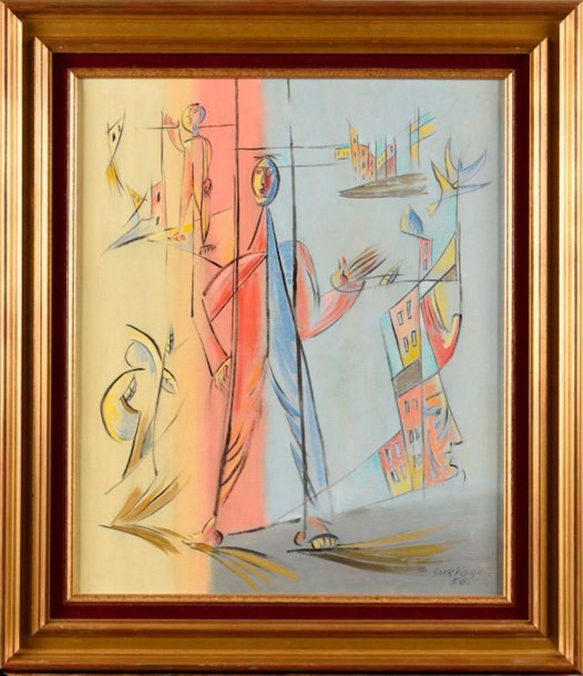 Surrealist character by Leopold Survage