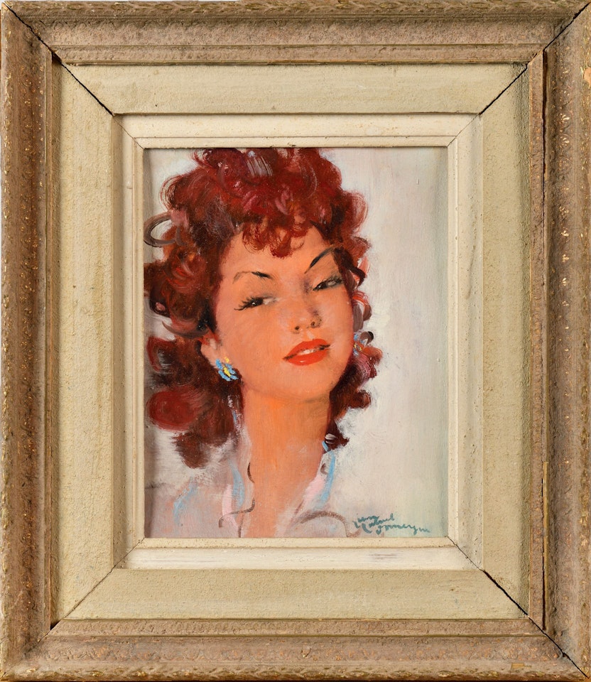 Portrait by Jean Gabriel Domergue