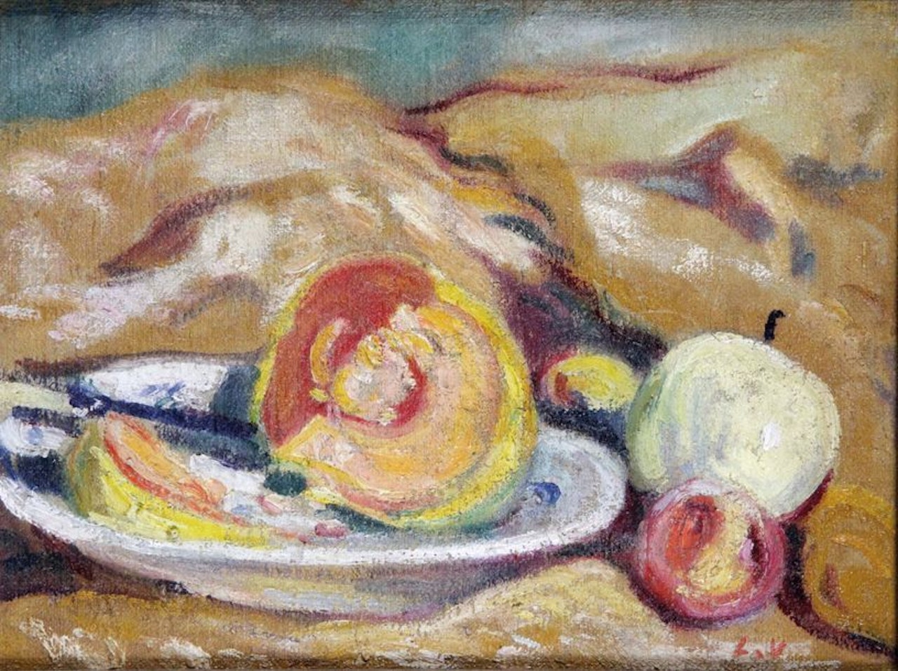 Still life with fruits by Louis Valtat