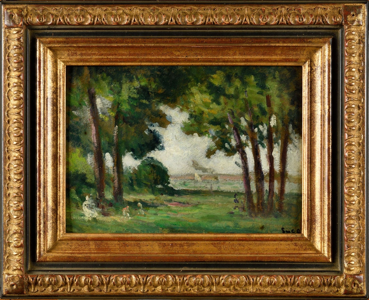 Resting in the forest by Maximilien Luce
