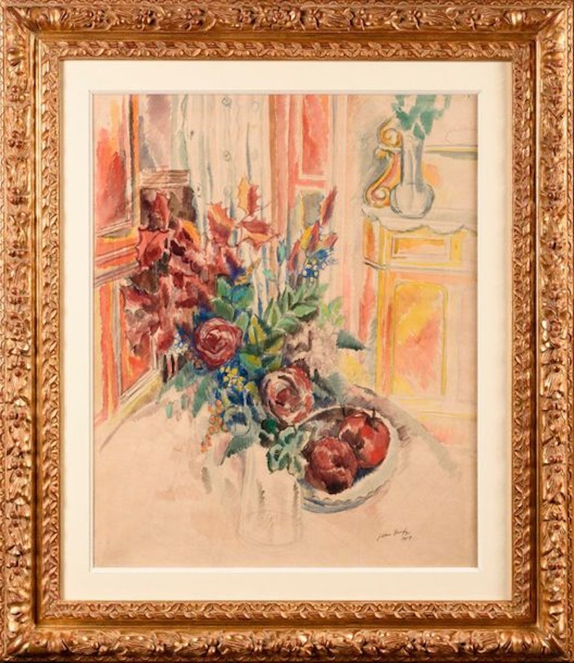 Still life with bouquet of flowers by Jean Dufy