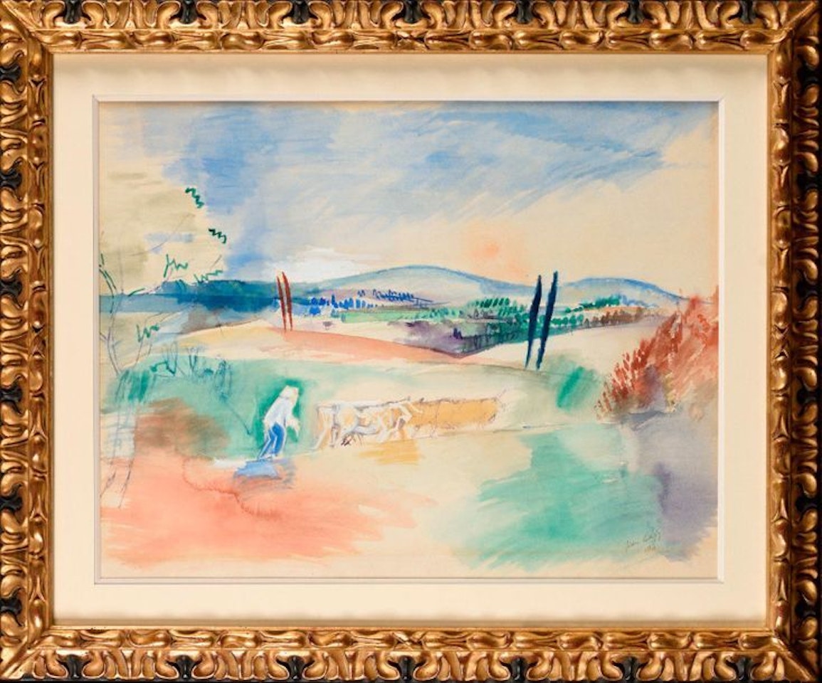 Le laboureur by Jean Dufy