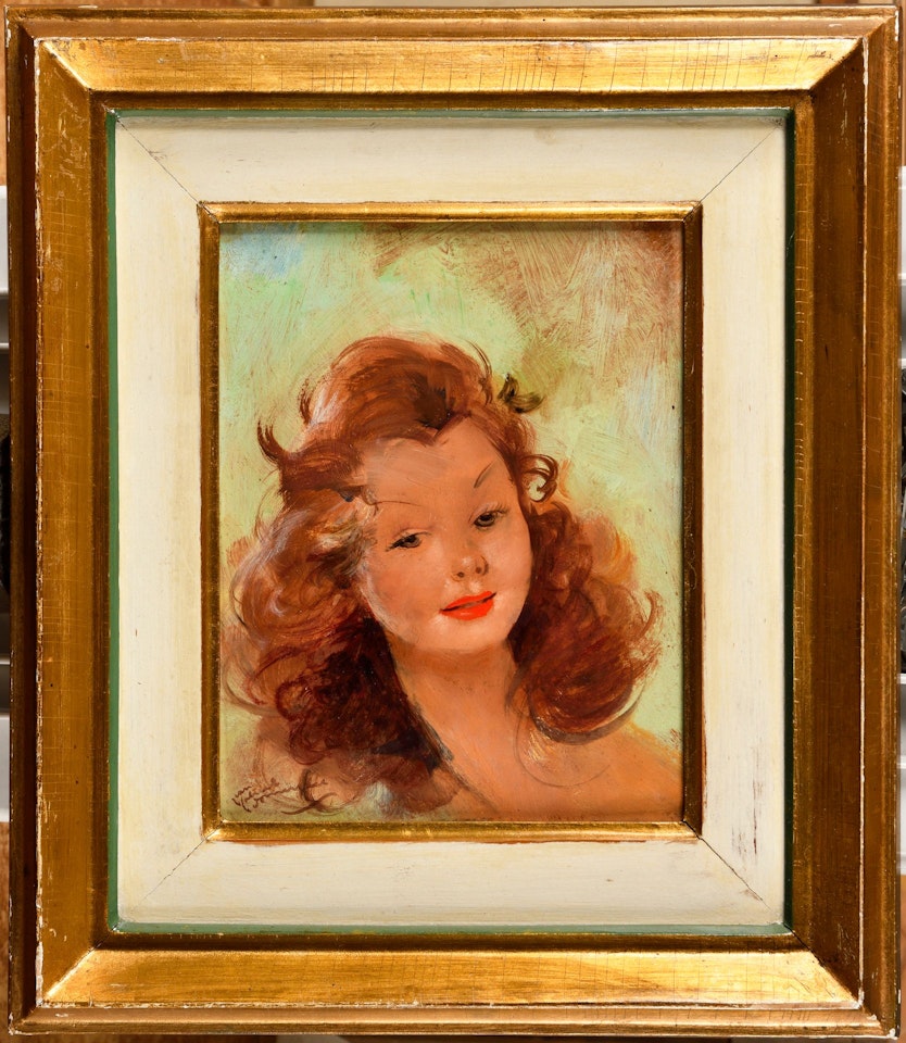 Portrait by Jean Gabriel Domergue