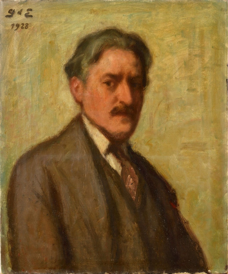 Portrait de Philippe Gaubert, chef d"orchestre by Georges d’Espagnat