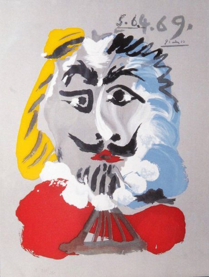 The Blue Musketeer by Pablo Picasso