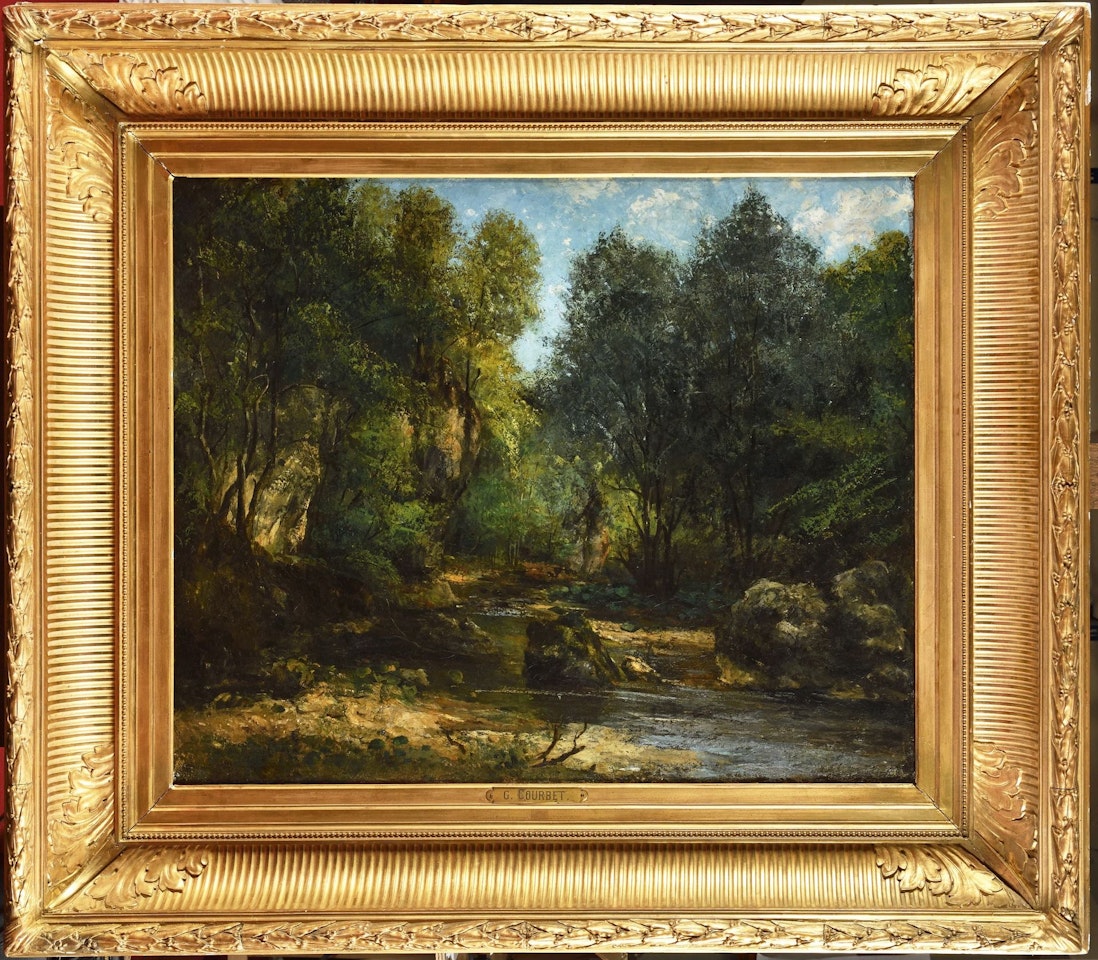 The Black Well by Gustave Courbet