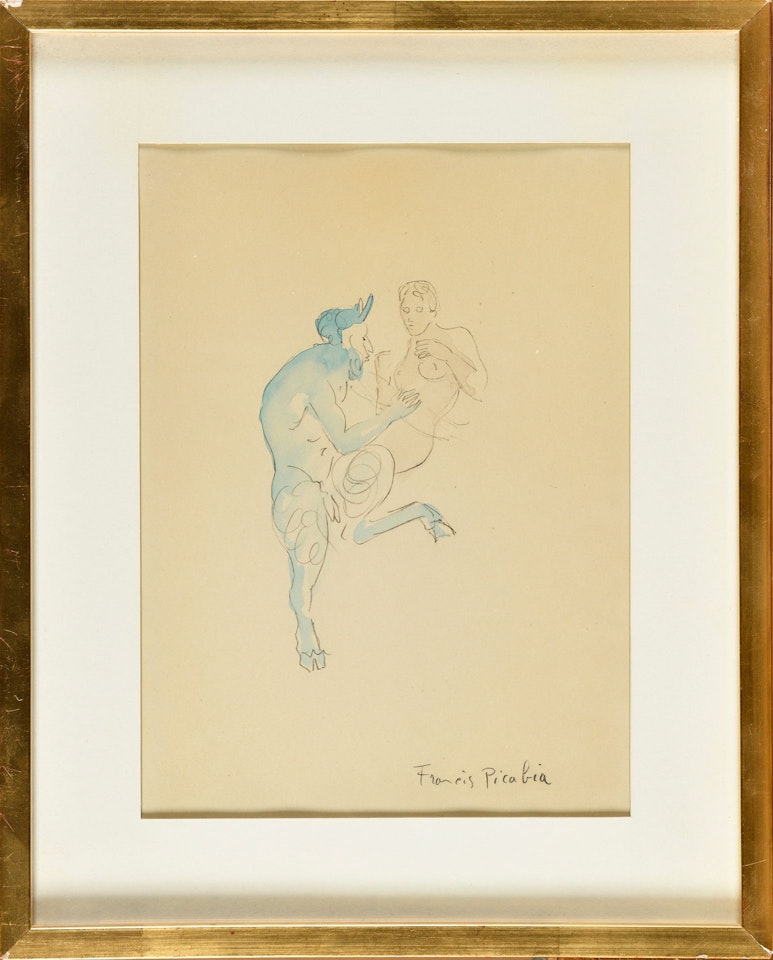 Faun and Nymph by Francis Picabia