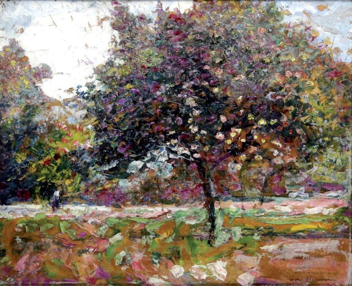 Apple blossoms by Victor Charreton