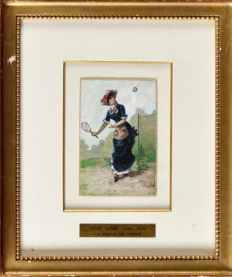 Le Croquet , La partie de tennis Two by Luigi Loir