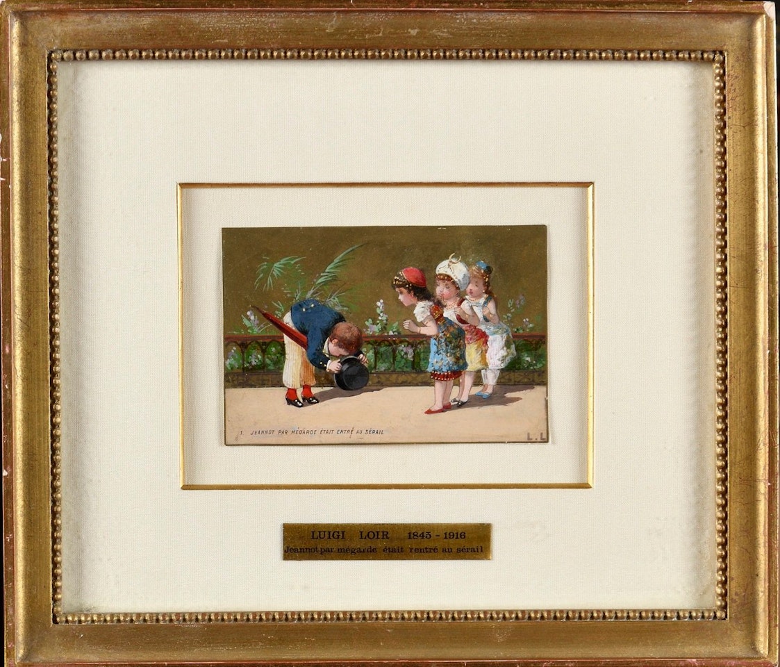 Jeannot par mégarde était rentré au sérail by Luigi Loir